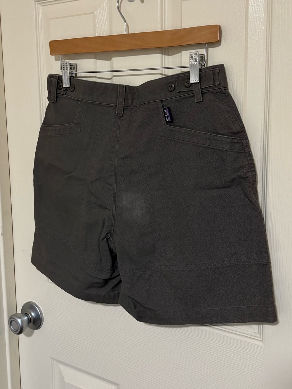 Patagonia Utility Hiking Shorts Size 8 Outdoor Durable Wear grey - Picture 5 of 8